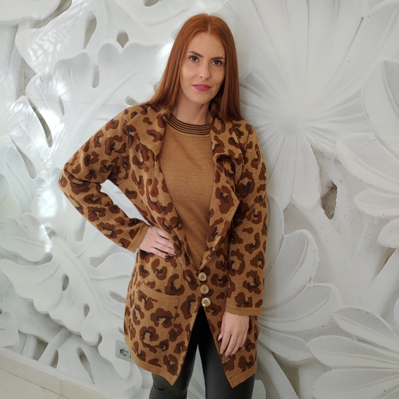 # Blazer animalier
