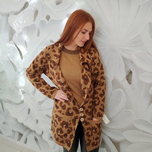 # Blazer animalier
